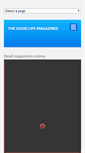 Mobile Screenshot of good-life-magazine.net
